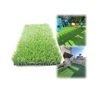 Esta Alfombra de césped Artificial Perros, con un diseño Realista, es Ideal para Uso en Interiores y Exteriores. Cuenta con Orificios de Drenaje y Mide 1x4 m (3x13 pies)