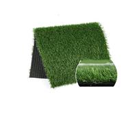 Esta Alfombra de césped Artificial Realista de 1x11 m es una Estera de césped sintético para Exteriores, Ideal para Jardines, Patios y áreas para Perros. Su diseño con Drenaje pa