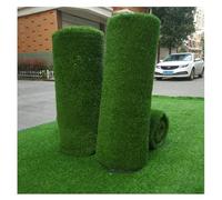 Esta Alfombra de césped Artificial Verde de 20 mm de Alta Densidad es un Rollo de césped Grueso de 4 m x 5 m, Resistente al Agua y a los Rayos UV (tamaño: 4 x 6 m).