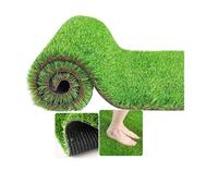 Esta Alfombra de césped sintético, césped Artificial Realista, es Duradera y fácil de Instalar, Patios, Jardines, Balcones y Parques. Solución de paisajismo para Exteriores de