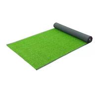 Esta Alfombra de césped sintético Orificios de Drenaje Requiere Poco Mantenimiento y es Ideal para Balcones, Patios y Jardines. 1,5 x 8 m / 5 x 26 pies. Solución para ext