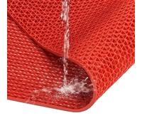Esta Alfombrilla Antideslizante de PVC para Drenaje de Piscinas, de 5 mm de Grosor, es una Alfombra versátil y Resistente para baños, sótanos, Patios Traseros y cocinas comerciales, de Color