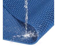 Esta Alfombrilla de Drenaje Antideslizante de PVC de 5 mm de Grosor es una Alfombra versátil y Resistente para baños, garajes, sótanos, Patios Traseros y cocinas comerciales.