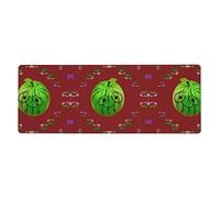 Esta alfombrilla para teclado y mouse Big Eye Watermelon, de 12 x 31.5 pulgadas de tamaño, está diseñada para computadoras, consolas, oficinas, y también es adecuada para juegos y estudios.