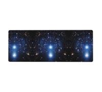 Esta alfombrilla para teclado y mouse de cielo estrellado, de 12 x 31.5 pulgadas, está diseñada para computadoras, consolas, oficinas, y también es adecuada para juegos y estudios.