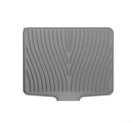 Esta almohadilla de drenaje de silicona de alto rendimiento está perfectamente diseñada para ayudarte a manejar tus platos sin problemas después de su uso (gris)