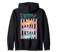 Está Bien con mi Alma Christian Coastal Fish Beach Vibes Sudadera con Capucha