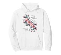 Está Bien con mi Alma Christian Pretty Floral Daisies Sudadera con Capucha