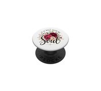 Está Bien con Mi Alma Cristiano Bastante Vintage Foral PopSockets PopGrip Adhesivo