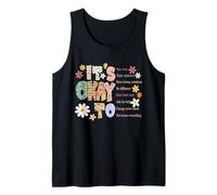 Está Bien Empezar de Nuevo Cometer Errores Boho Floral Mujeres Hombres Camiseta sin Mangas