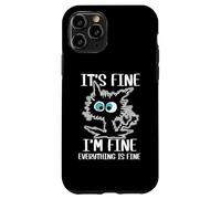 Está bien, estoy bien, todo está bien, divertida enfermera de gatos negros Carcasa para iPhone 11 Pro