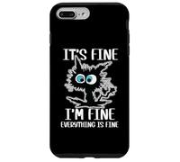 Está bien, estoy bien, todo está bien, divertida enfermera de gatos negros Carcasa para iPhone 7 Plus/8 Plus