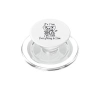 Está Bien, Estoy Bien, Todo está Bien, Divertido Meme de Elefante PopSockets PopGrip para MagSafe