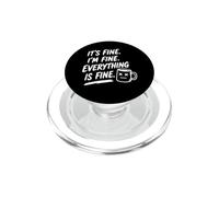 Está Bien. Estoy Bien. Todo está Bien. Humor sarcástico Divertido PopSockets PopGrip para MagSafe