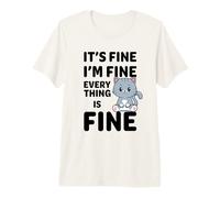 Está Bien, Estoy Bien, Todo está Bien Meme Funny Cat Camiseta Premium