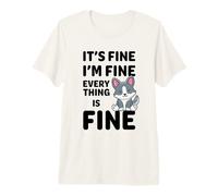 Está Bien, Estoy Bien, Todo está Bien Meme Funny Dog Corgi Camiseta Premium