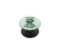 Está Bien, Estoy Bien Todo lo es, Alien Monster Meme PopSockets PopGrip Adhesivo