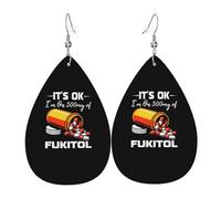 Está Bien, Estoy Tomando 500 Mg De Fukitol. Mujer Pendientes Colgantes Llamativos Pendientes Largos Pendiente De Gota Para Múltiples Piercings Regalo Banquete