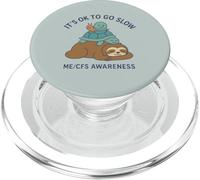 ESTÁ Bien IR Lento - Conciencia DE YO/CFS - Perezoso, Tortuga, Caracol PopSockets PopGrip para MagSafe