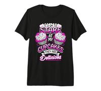 ESTÁ Bien Mirar MIS Cupcakes Funny Bakers Baking Postres Camiseta Premium