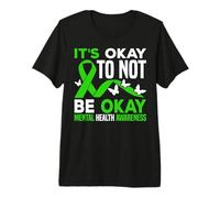 Está Bien no Estar Bien Conciencia sobre la Salud Mental Camiseta Premium