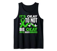 Está Bien no Estar Bien Conciencia sobre la Salud Mental Camiseta sin Mangas