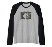 Está Bien no Estar Bien Frase de Apoyo de Bienestar Camiseta Manga Raglan