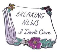 Está bien no ser aceptable pin mochila collar solapa decoración, Klein, Metal no precioso