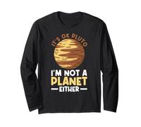 Está Bien Plutón - Yo Tampoco Soy Un Planeta - Pluto Planet Space Manga Larga