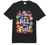Está Bien Sentir Que Todo se Siente Adorable Conciencia Emocional Comfort Colors Adult Heavyweight T-Shirt