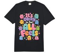 Está Bien Sentir Que Todo se Siente Inspirador de Conciencia Emocional Comfort Colors Adult Heavyweight T-Shirt