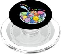 Está Bien Sentir Todas Las sensaciones Autocompasión Emoción Chicas PopSockets PopGrip para MagSafe