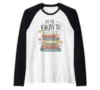 Está Bien Sentir Tus Sentimientos Libros Lectura Camiseta Manga Raglan