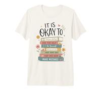 Está Bien Sentir Tus Sentimientos Libros Lectura Camiseta Premium