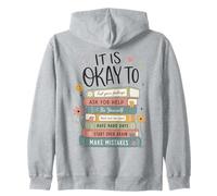 Está Bien Sentir Tus Sentimientos Libros Lectura Sudadera con Capucha