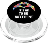 Está Bien ser Diferente Aceptación del Mes de concienciación sobre el Autismo PopSockets PopGrip para MagSafe