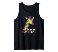 Está Bien ser Diferente - Conciencia sobre el Autismo Camiseta sin Mangas