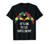 Está Bien ser Diferente, Vintage del Mes de concientización sobre el Autismo Camiseta