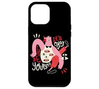 Está bien ser tú mismo - Arte de personajes de positividad extraña Carcasa para iPhone 12 Pro Max