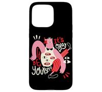 Está bien ser tú mismo - Arte de personajes de positividad extraña Carcasa para iPhone 15 Pro Max