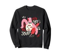 Está bien ser tú mismo - Arte de personajes de positividad extraña Sudadera