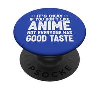 Está bien si no te gusta el fan del anime divertido del anime PopSockets PopGrip Adhesivo