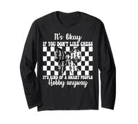 Está Bien si no te Gusta el Jugador de ajedrez Maestro Chica Mamá Manga Larga