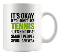 Está Bien Si No Te Gusta El Tenis Tazas Cerámica Taza Porcelana Taza De Café 330Ml Para Té Capuchino Amigo