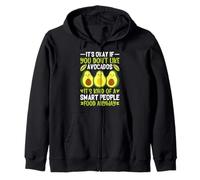 Está bien si no te gustan los aguacates es una especie de Smart Pe Sudadera con Capucha