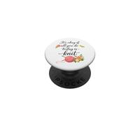 Está Bien si Todo lo Que Haces Hoy es Tejer - Tejer si es Divertido PopSockets PopGrip Adhesivo