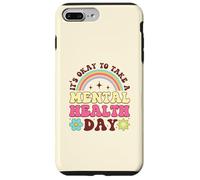 Está Bien Tomar una Conciencia del Arco Iris del día de la Salud Mental Carcasa para iPhone 7 Plus/8 Plus