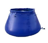 Esta Bolsa de Almacenamiento de Agua de Emergencia con Grifo, Tanque Plegable de Gran Capacidad para la recolección de Agua de Lluvia, es Ideal para Acampar y Sobrevivir.