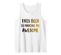 Esta Cerveza me está Haciendo Impresionante Bebida de Cerveza fría Camiseta sin Mangas
