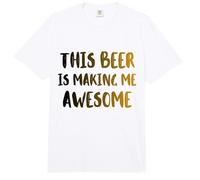 Esta Cerveza me está Haciendo Impresionante Bebida de Cerveza fría Comfort Colors Adult Heavyweight T-Shirt